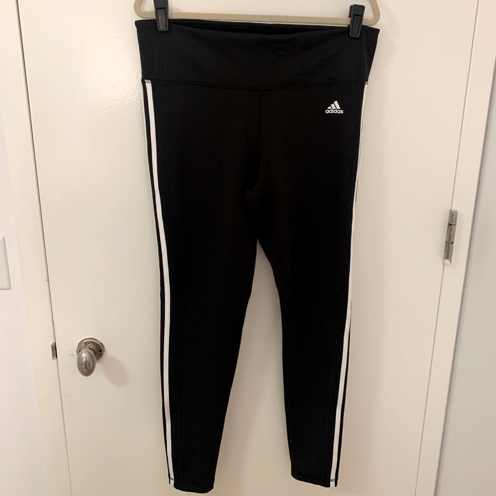Adidas striped leggings